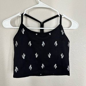 Beyond yoga drizzy cactus crop tank top